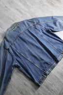 1990s over denim tracker jacket