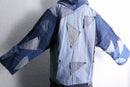 "Re:make" patchwork docking denim jacket