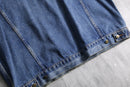 1990s over denim tracker jacket