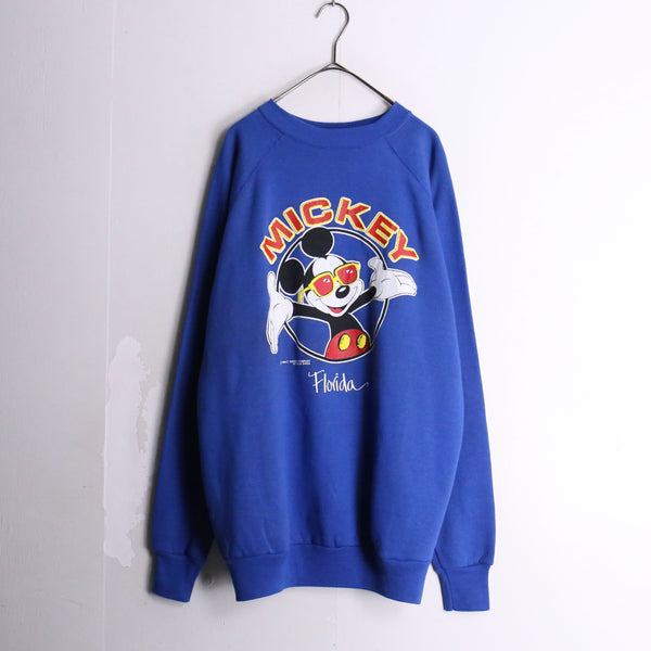 cheerful "mickey" bright blue sweat