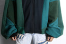 "Re:make" random switching zip hoodie