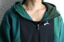"Re:make" random switching zip hoodie