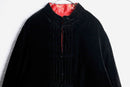 reversible velvet china shirt jacket