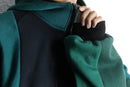 "Re:make" random switching zip hoodie