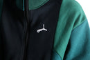 "Re:make" random switching zip hoodie