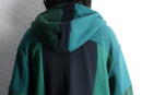 "Re:make" random switching zip hoodie