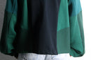 "Re:make" random switching zip hoodie