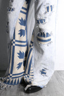 "Re:make" rug docking buggy flare denim