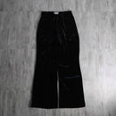 2000s velours wide easy pants