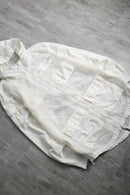 2000s nylon switch fishtail mesh parka