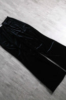 2000s velours wide easy pants