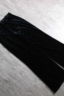 2000s velours wide easy pants