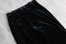 2000s velours wide easy pants