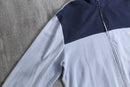 1980-90s Yves Saint Laurent pour homme cotton rib knit track top