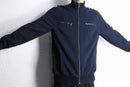 “Calvin Klein” navy knit switch zip-up sweat