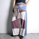 "Re:make" shirt docking 変形　denim