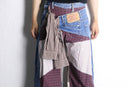 "Re:make" shirt docking 変形　denim