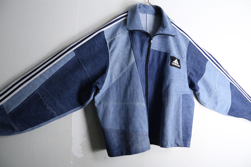 "Re:make" track denim blouson