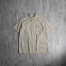 1990s Calvin Klein Jeans stripe S/S shirt