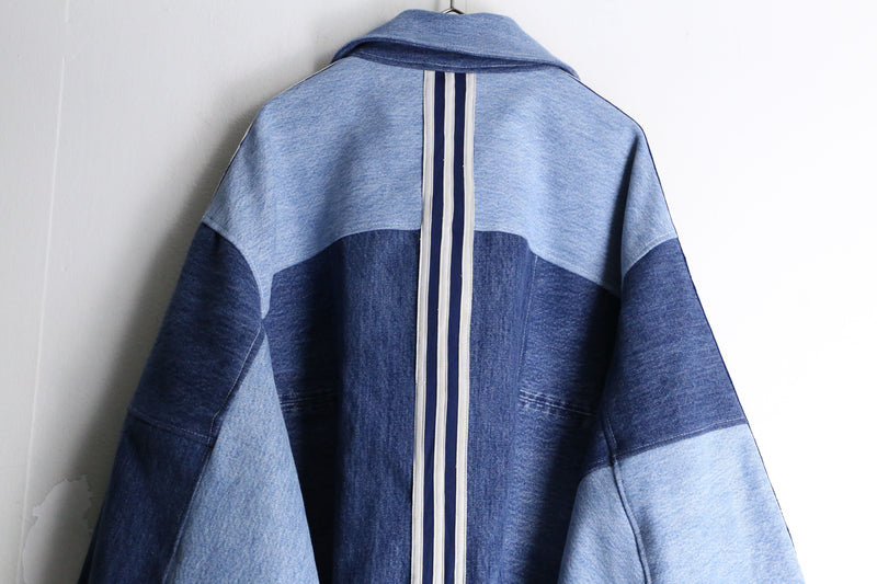 "Re:make" track denim blouson