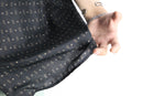 geometric pattern silk shirt