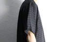 geometric pattern silk shirt