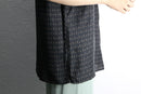 geometric pattern silk shirt