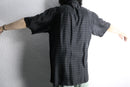 geometric pattern silk shirt