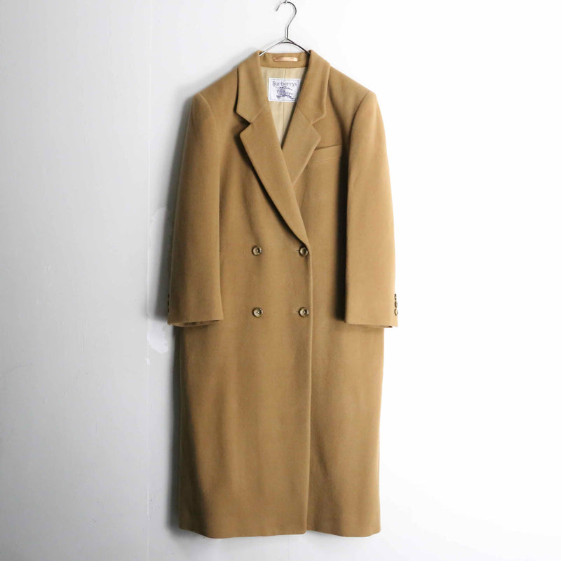 "Burberrys" wool×cashmere camel chester coat