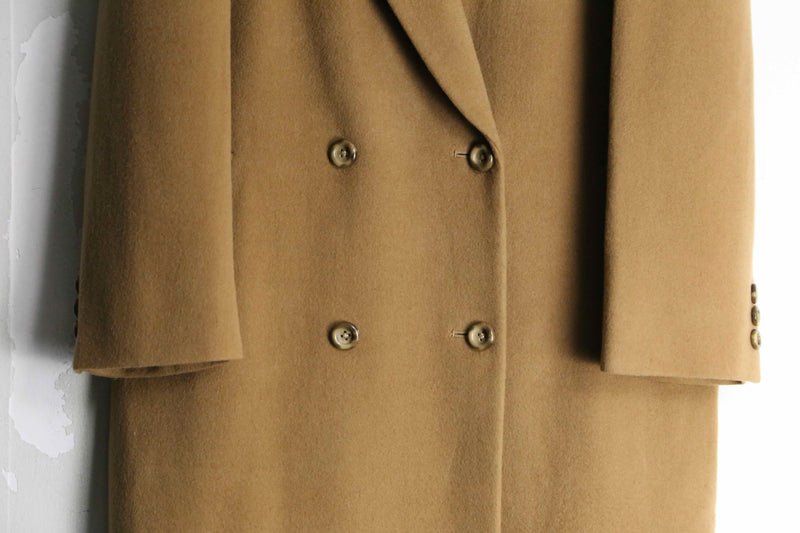 "Burberrys" wool×cashmere camel chester coat