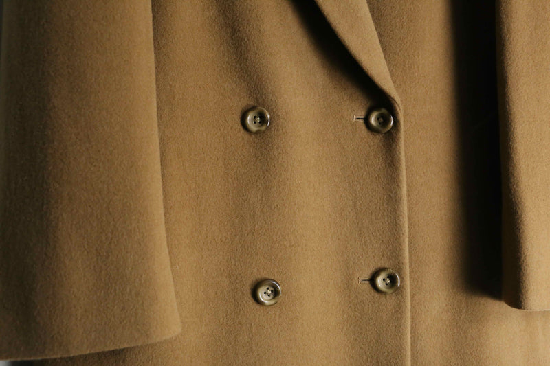 "Burberrys" wool×cashmere camel chester coat