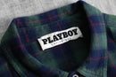 2000s PLAY BOY cotton flannel check shirt