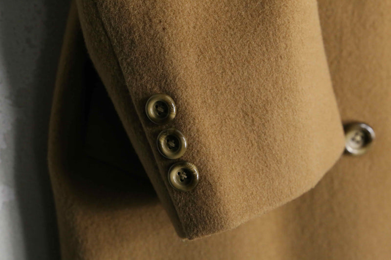 "Burberrys" wool×cashmere camel chester coat