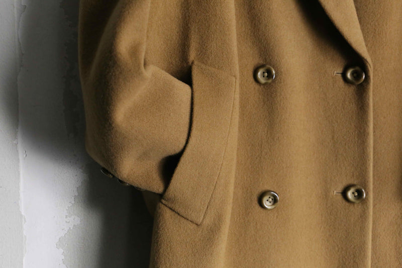 "Burberrys" wool×cashmere camel chester coat