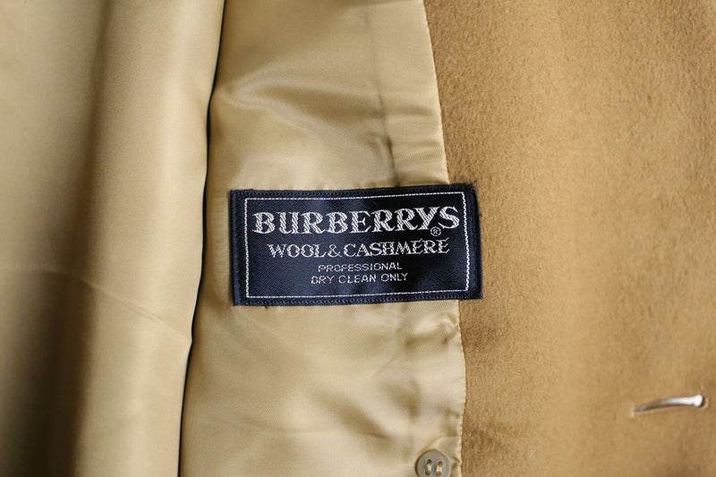 "Burberrys" wool×cashmere camel chester coat