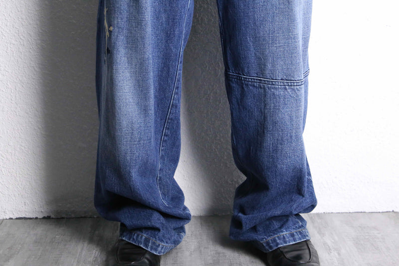 "ECKO UNLTD" embroidery denim pants
