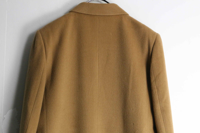 "Burberrys" wool×cashmere camel chester coat