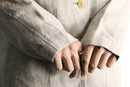 beige linen safari jacket