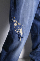 "ECKO UNLTD" embroidery denim pants