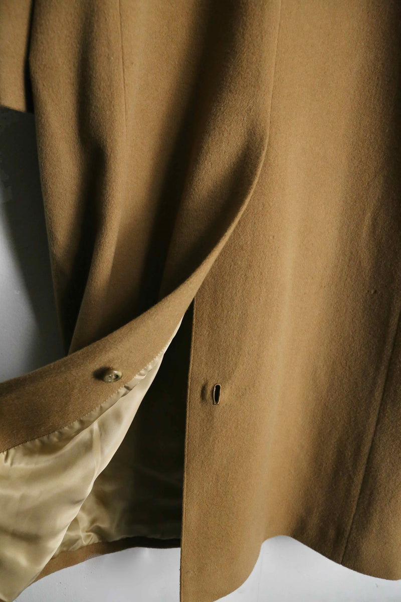 "Burberrys" wool×cashmere camel chester coat