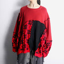 ''Re:make''random knit docking sweat