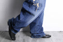 "ECKO UNLTD" embroidery denim pants
