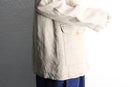 beige linen safari jacket