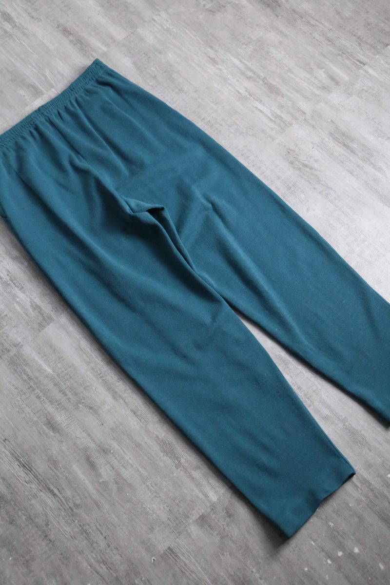 turquoise design track jacket set up