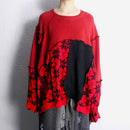 ''Re:make''random knit docking sweat