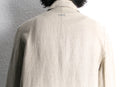 beige linen safari jacket