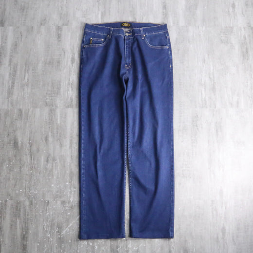 "Salvatore Ferragamo"wide tapered drape denim