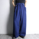 00’s “LAND’S END” navy wide linen pants
