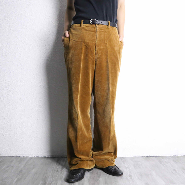 "MCGREGOR" luster beige corduroy pants