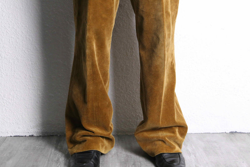 "MCGREGOR" luster beige corduroy pants